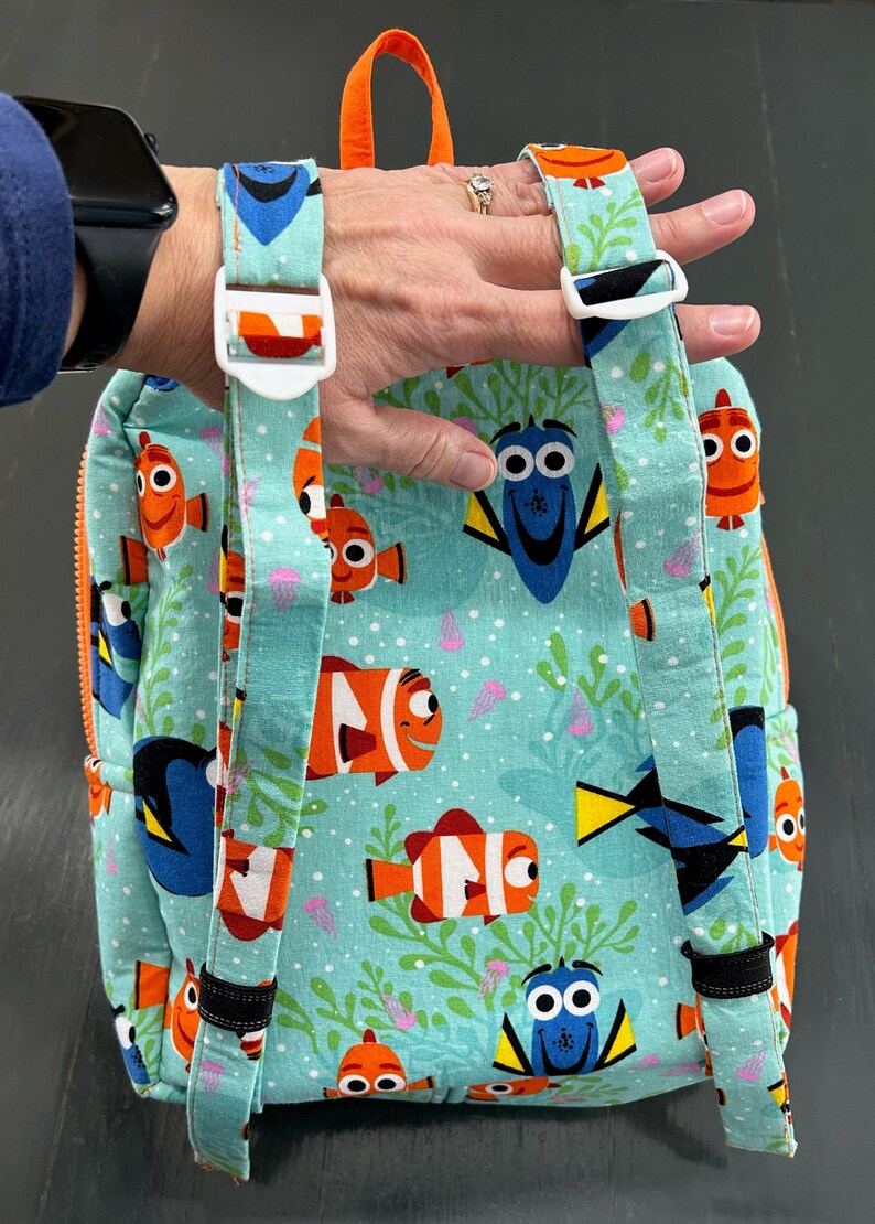 Finding Nemo Backpack. This One of a Kind, Handmade Backpack is Compact ...