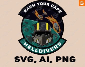 Helldivers Patch - "Earn Your Cape"