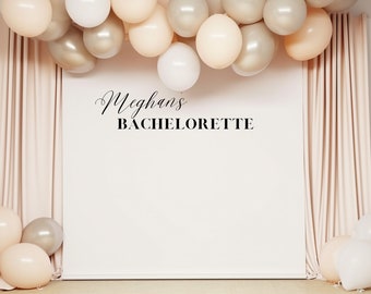 Custom Bachelorette Backdrop, Personalized Bach Party Wall Photobooth Decor,  Bachelorette Party Banner, Bach Weekend Decor: FREE SHIPPING