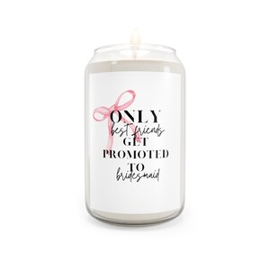 Bougie de proposition de demoiselle d&#39;honneur, cadeau de proposition de dame d&#39;honneur, bougie de demoiselle d&#39;honneur, cadeau de mariage, cadeau de proposition de demoiselle d&#39;honneur, bougie coquette