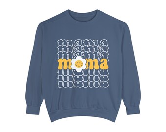 Mama Sweatshirt, Retro Mama Shirt, Mothers Day Gift, Mom Life Shirt, Motherhood Shirt, Comfort Colors® Sweatshirt