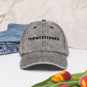 Midwest Hat, Midwest Travel Gift, Midwest is Best, Midwest Souvenir, Midwest Bachelorette, Midwesterner Cap - Vintage Style Baseball Hat