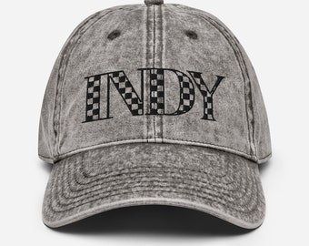 Indianapolis Hat, Indy 500 Hat, Fast Cars Indianapolis Motor Speedway Hat, This is May, Embroidered Indy 500 Hat