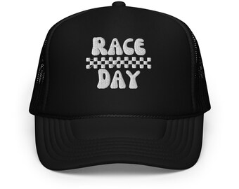 Race Day Trucker Hat, Indy 500 Hat, Embroidered Trucker Hat, Indianapolis Motor Speedway Hat, This is May, Embroidered Indy 500 Hat