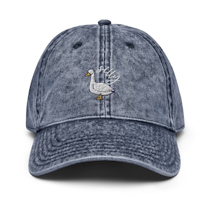 Embroidered Silly Goose Cap - Vintage Humorous Baseball Hat - Mom Dad Wildlife Baseball Cap - Outdoor Animal Lover Camping Hat