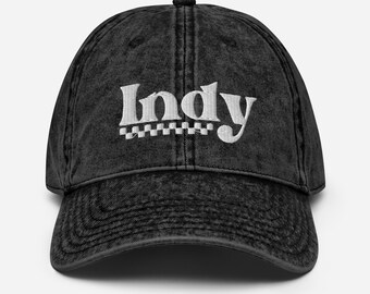 Indianapolis 500 Hat, Indy 500 Hat, Fast Cars Indianapolis Motor Speedway Hat, This is May, Embroidered Indy 500 Hat