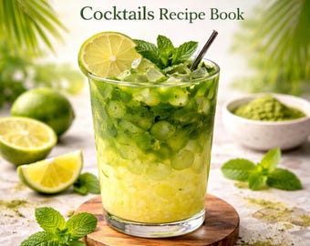 Matcha Drink Rezeptbuch - 30 erfrischende Matcha Drinks (digitaler Download)