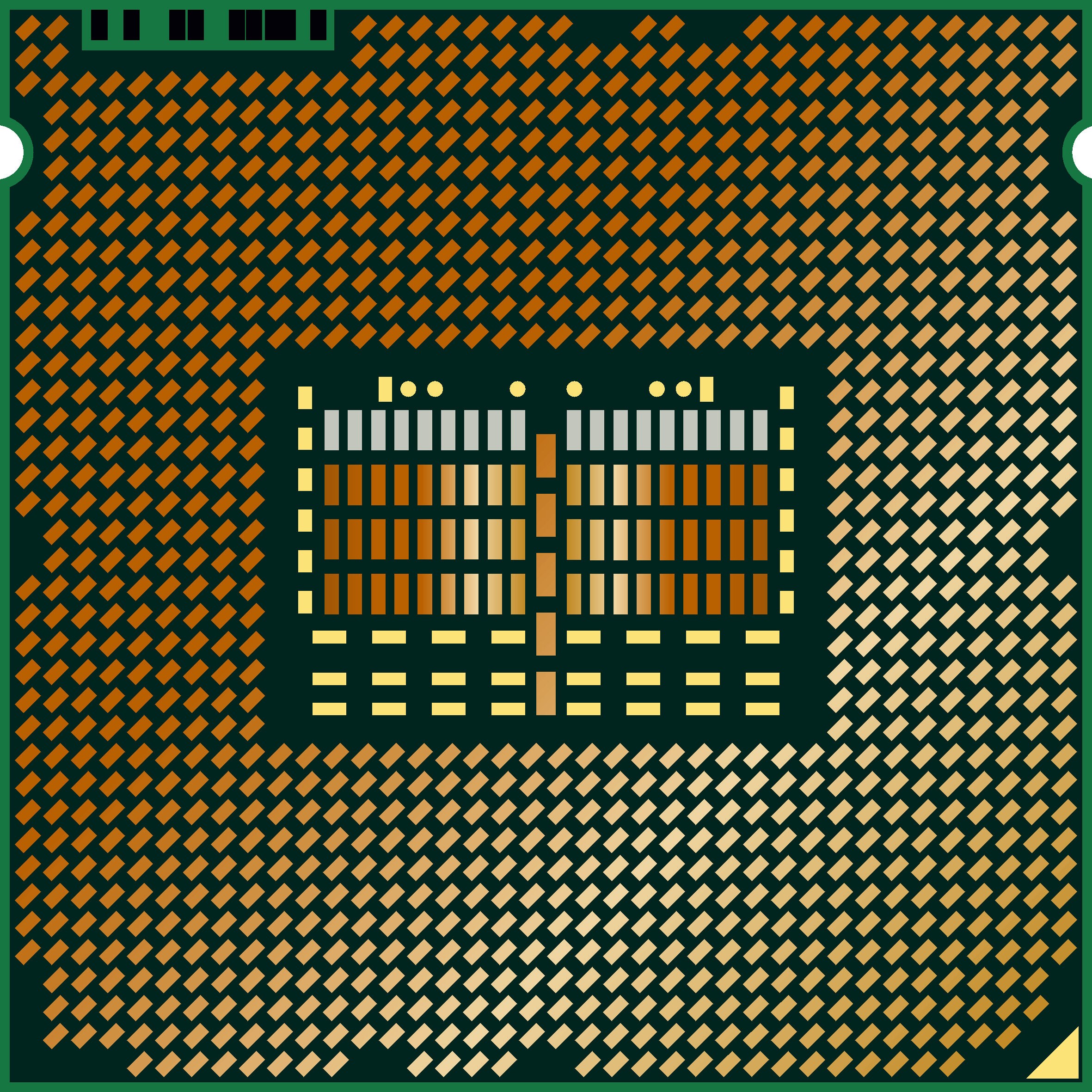 Set of Vector Images of Cpus. SVG, PNG, AI Files. Perfect for Tech ...