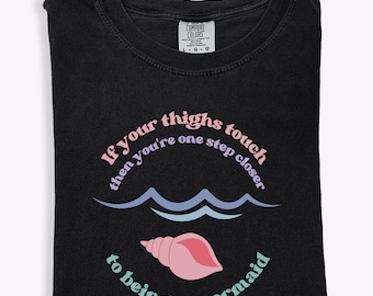 Funny Mermaid Doctor T-Shirt: Retro Ocean Graphic Tee - Beach Vibes