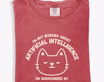 Snarky AI-T-shirt: natuurlijke stompzinnigheid, technische humor