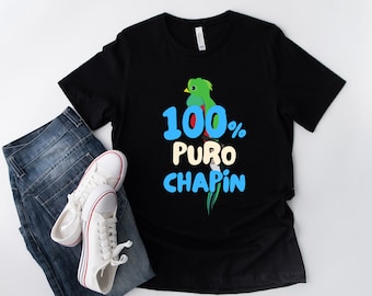 Camiseta guatemalteca 100% pura de Chapín, divertida camiseta de regalo para papás de wordteesco