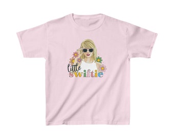 Little Swiftie Shirt,Flower Taylor Girls Shirt,First Concert Outfits,Retro Floral Little Swiftie Shirt