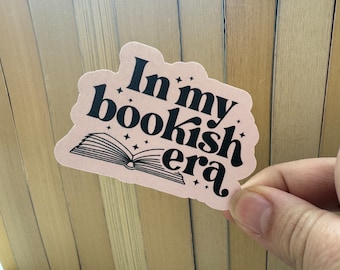 In My Bookish Era Book Quote Sticker