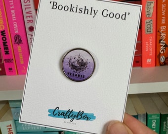 Velaris ACOTAR Bookish Pin Badge Metal 22mm