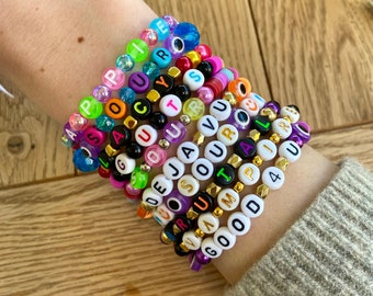 Olivia Rodrigo and GUTS Tour Inspired Handmade Clay Bead Bracelet | For Friendship, Exchange & Concerts | Free UK Shipping