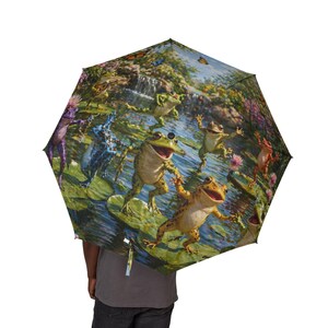 Woodland Fairy Garden Umbrella | Foldable Compact Rain Umbrella