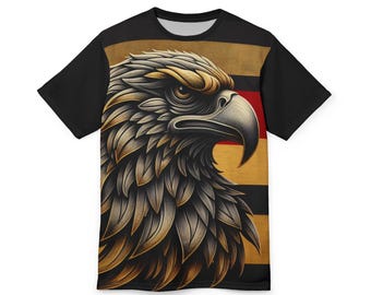 Tee-shirt unisexe aigle, vêtement, t-shirt graphique oiseau, t-shirt animalier, cadeau pour amoureux de la nature