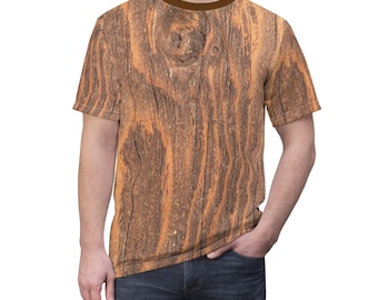 Camiseta con estampado de madera: Camiseta unisex para amantes de la naturaleza