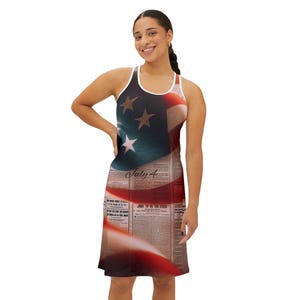 Bunt und rot: 4th of Jul USA Feier Outfit