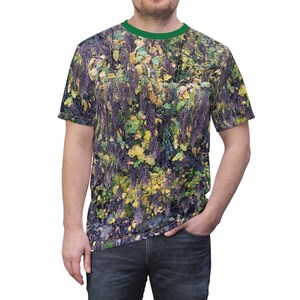 ネイビーカモフラージュTシャツ、ユニセックスTシャツ、迷彩シャツ