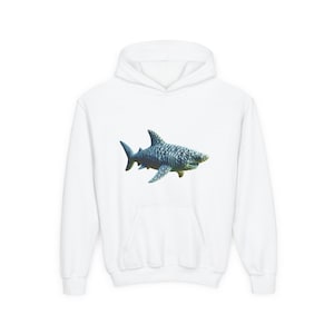 Hai-Herz Jugend-Hoodie: Kuscheliges Baumwoll-Sweatshirt für Kids
