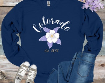 Colorful Colorado sweatshirt, Colorful Colorado sweater, Colorado sweater women, Colorado sweater men , Unisex Sweatshirt