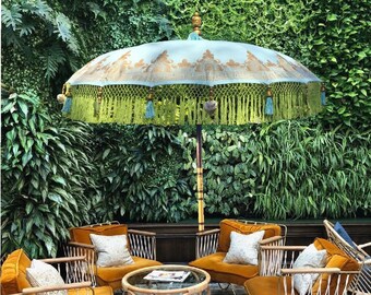 Pretty garden Umbrella - Sky Blue