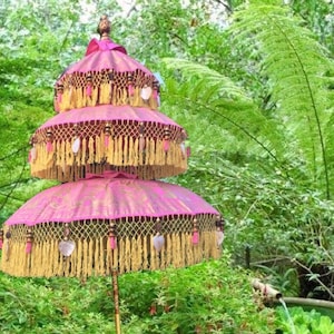 looking for images for female finial for patio umbrella Formosa Covers 9ft Replacement Canopy 6 Ribs in Fuchsia (Canopy Only) Does not fit offset or cantilever umbrellas. FIM Umbrellas Flexy 8 x