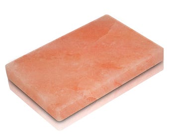 Himalayan Salt Block 12x8x1.5 - Natural Cooking & Grilling Plate for BBQ, Searing, Chilling Cutting / Serving  Gourmet Chef Gift 100 Natural