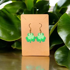 Glowing St. Patrick’s Shamrock Earring Lightweight