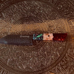 Damastmesser Kochmesser Holz Griff VG10-Stahl Japanisch 67-lagiger japanisches Messer Küchenmesser Bild 6