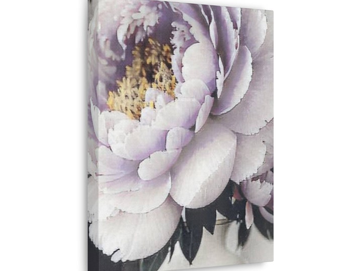 Peony Bloom Wall Art Flower of Adley Canvas Floral Living Room Home Decor