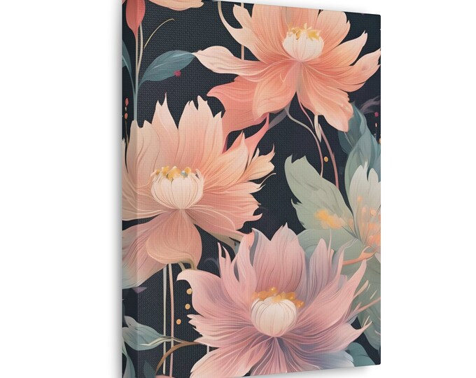 Floral Wall Art Flowers of Freya Canvas Home Decor