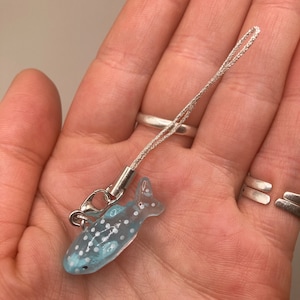Cute Whale Shark phone charm, shark charm, phone accessory, kawaii phone charm