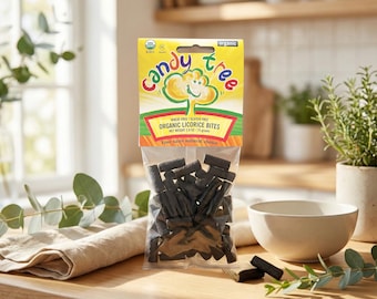 Organic Licorice Bites | Gluten-Free Treat, Natural Flavor, No Added Sugar