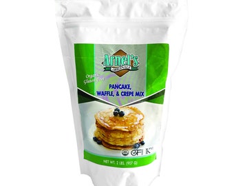 Arnel’s Originals Good and Gluten Free Pancake and Waffle Mix | Gluten free | Organic | non-GMO | Kosher | 2 Pounds