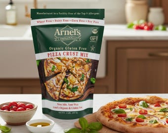 Organic Gluten-Free Pizza Crust Mix: Thin Crust, Non-GMO, Kosher (5 lbs)