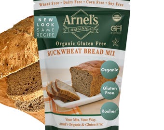 Organic Gluten-Free Buckwheat Bread Mix: Non-GMO, Kosher (2 lbs)