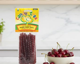 Organic Cherry Twists | Gluten-Free Treat, Natural Flavor, No added Sugar