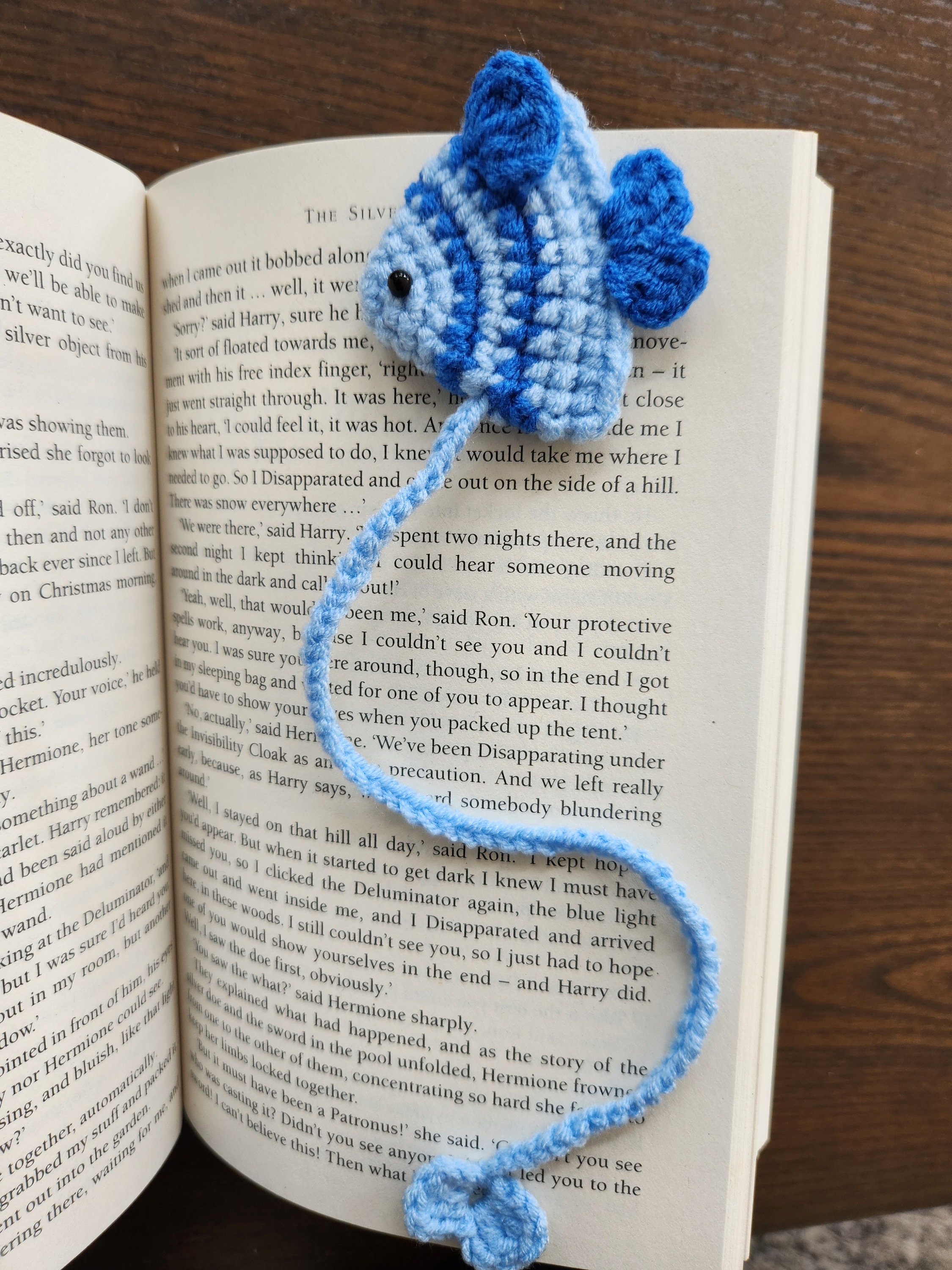 Fish Bookmark Pattern Crochet Tropical Fish Bookmark, Handmade Car Charm - Etsy