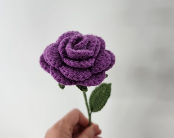 Fleur au crochet faite main - Les roses, les meilleurs cadeaux pour vos proches