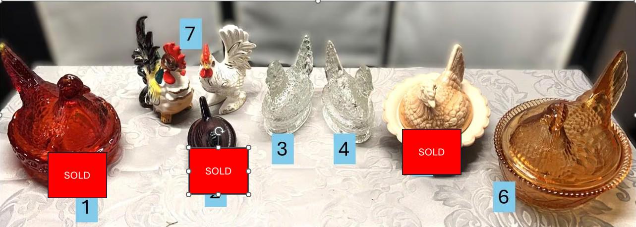 Indiana Glass Rooster - Etsy