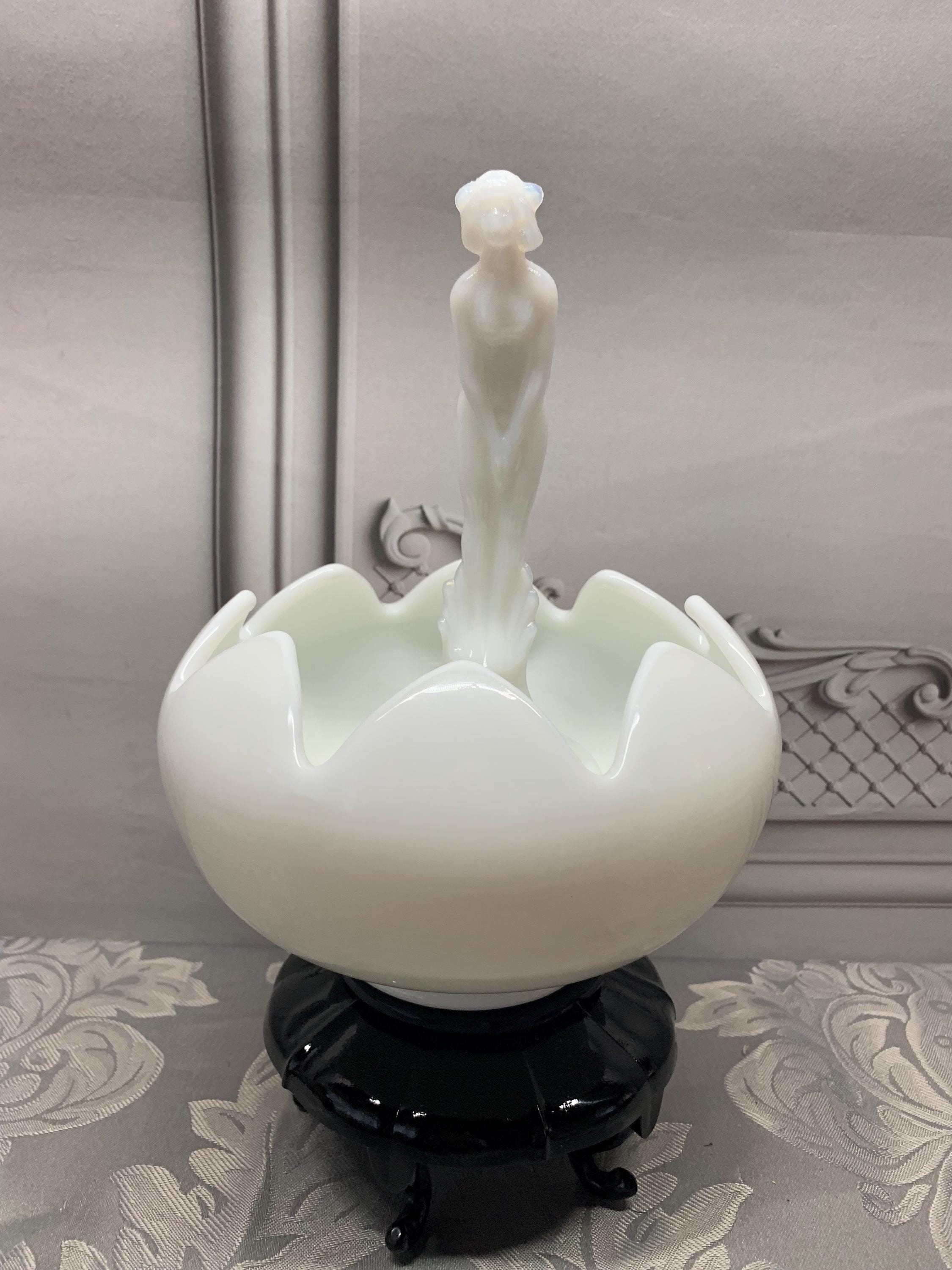 fenton opalescent ビンテージ　ガラス製 花瓶 fenton opalescent ビンテージ ガラス製 花瓶 Fenton Opalescent
