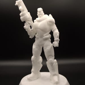 3D Printed Statue Inspired by Baptiste | Overwatch Fan Art Collectible