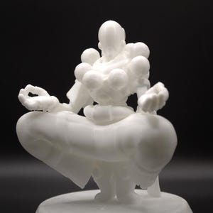 3D Printed Statue Inspired by Zenyatta | Overwatch Fan Art Collectible