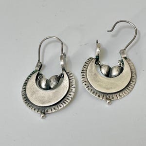 Stamped 925 Silver Dangle Earrings: Boho Drop Earrings