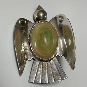Vtg Mexican Sterling Silver Bird Brooch/Pin