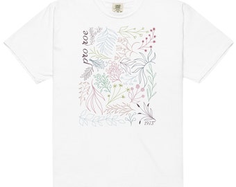 Camiseta Pro Roe Floral Colores apagados