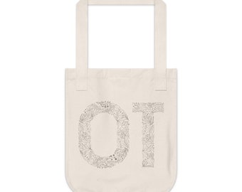 Florecimiento floral: terapia ocupacional Bolsa de tela