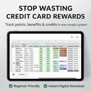 Travel Rewards Tracker for Credit Cards | Maximize Points, Track Benefits & Stop Wasting Rewards